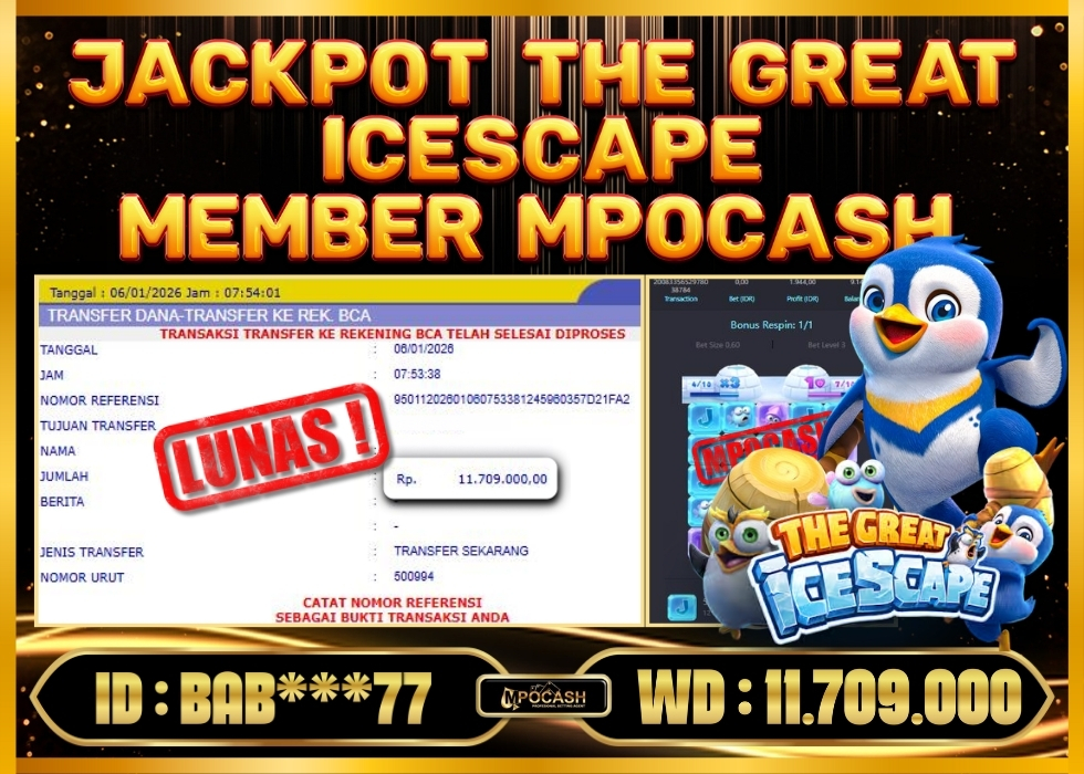 MPOCASH JACKPOT THE GREAT ICESCAPE